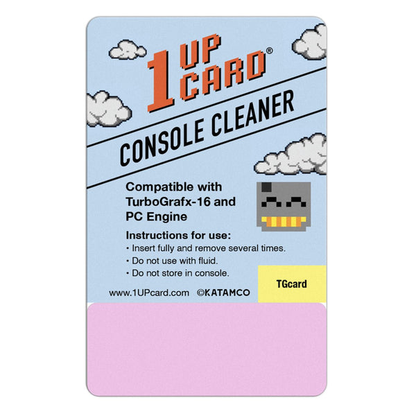 Console Cleaner for NEC TurboGrafx-16 & PC Engine HU game card slot | 1UPcard - 1