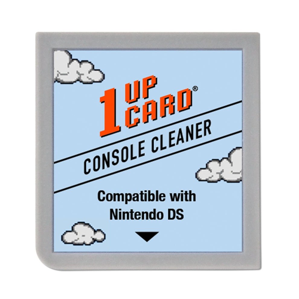 Console Cleaner for Nintendo DS, DS Lite, DSi, 3DS & 2DS consoles | 1UPcard - 3