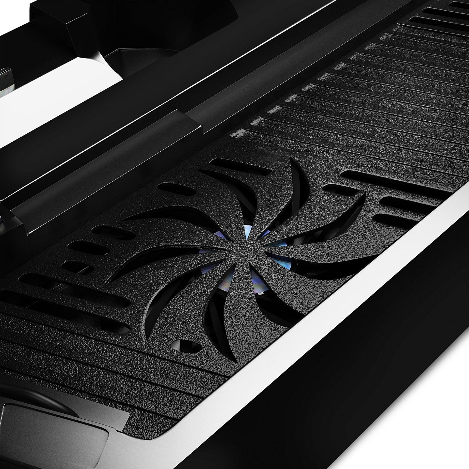 Console stand & controller charger dock for Sony PS4 dual cool vertical | ZedLabz - 3