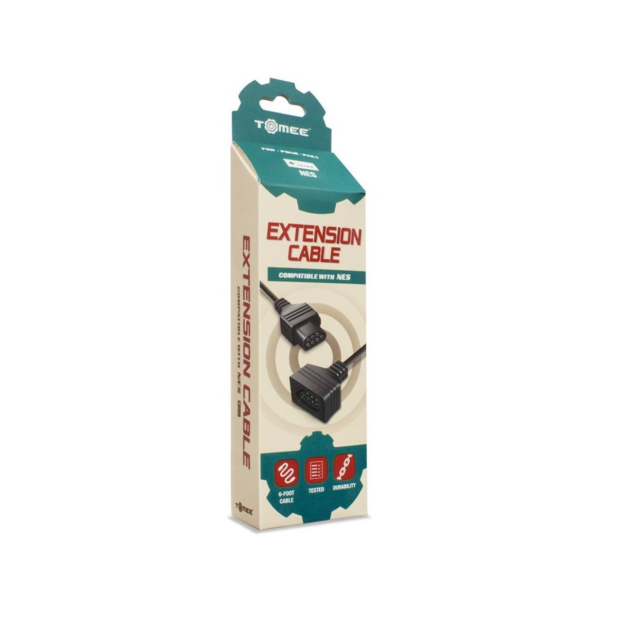 Controller extension cable lead for Nintendo NES 6ft | Tomee - 3