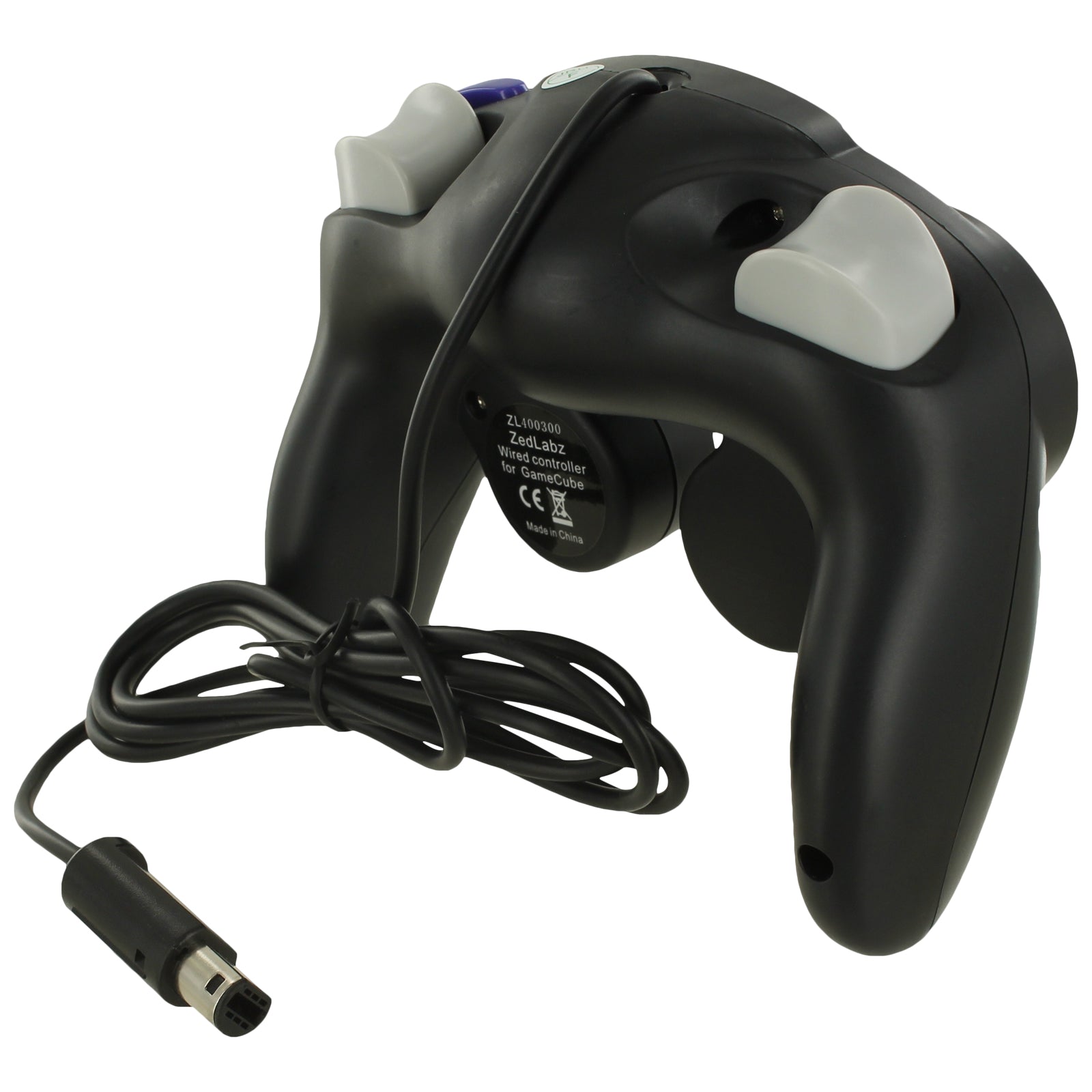 Controller for Nintendo GameCube GC wired vibration turbo function | ZedLabz - 12