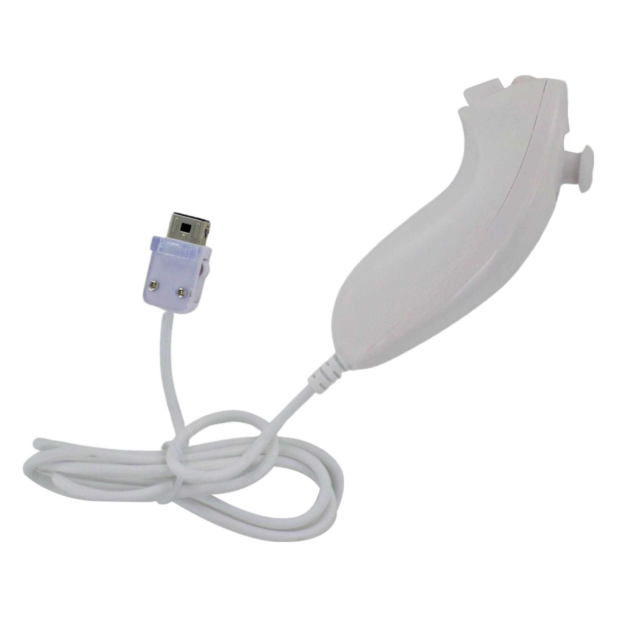 Controller for Nintendo Wii with Nunchuk wireless Motion Plus & silicone case & wrist strap - White | ZedLabz - 3