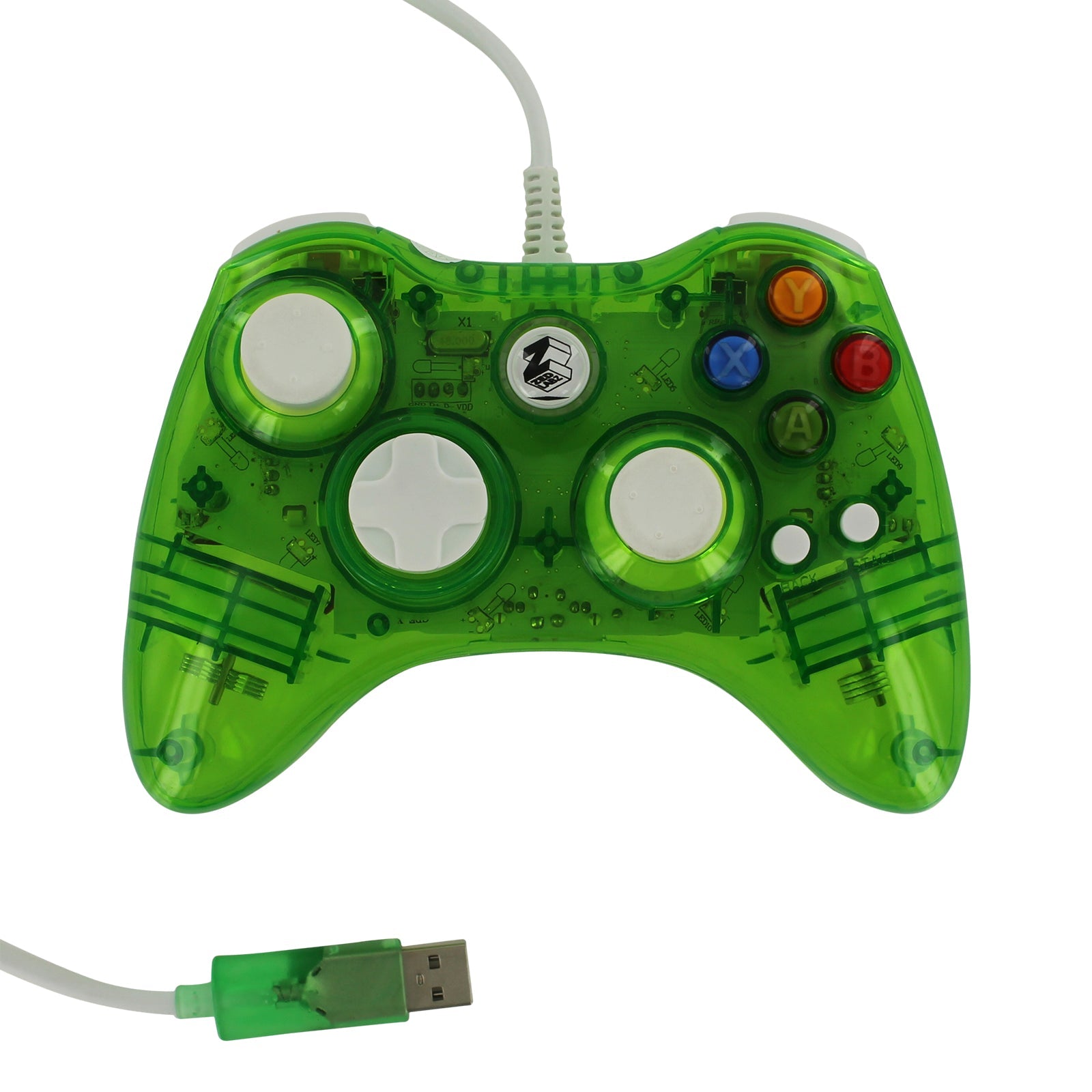 Controller for Xbox 360 USB wired vibration | ZedLabz