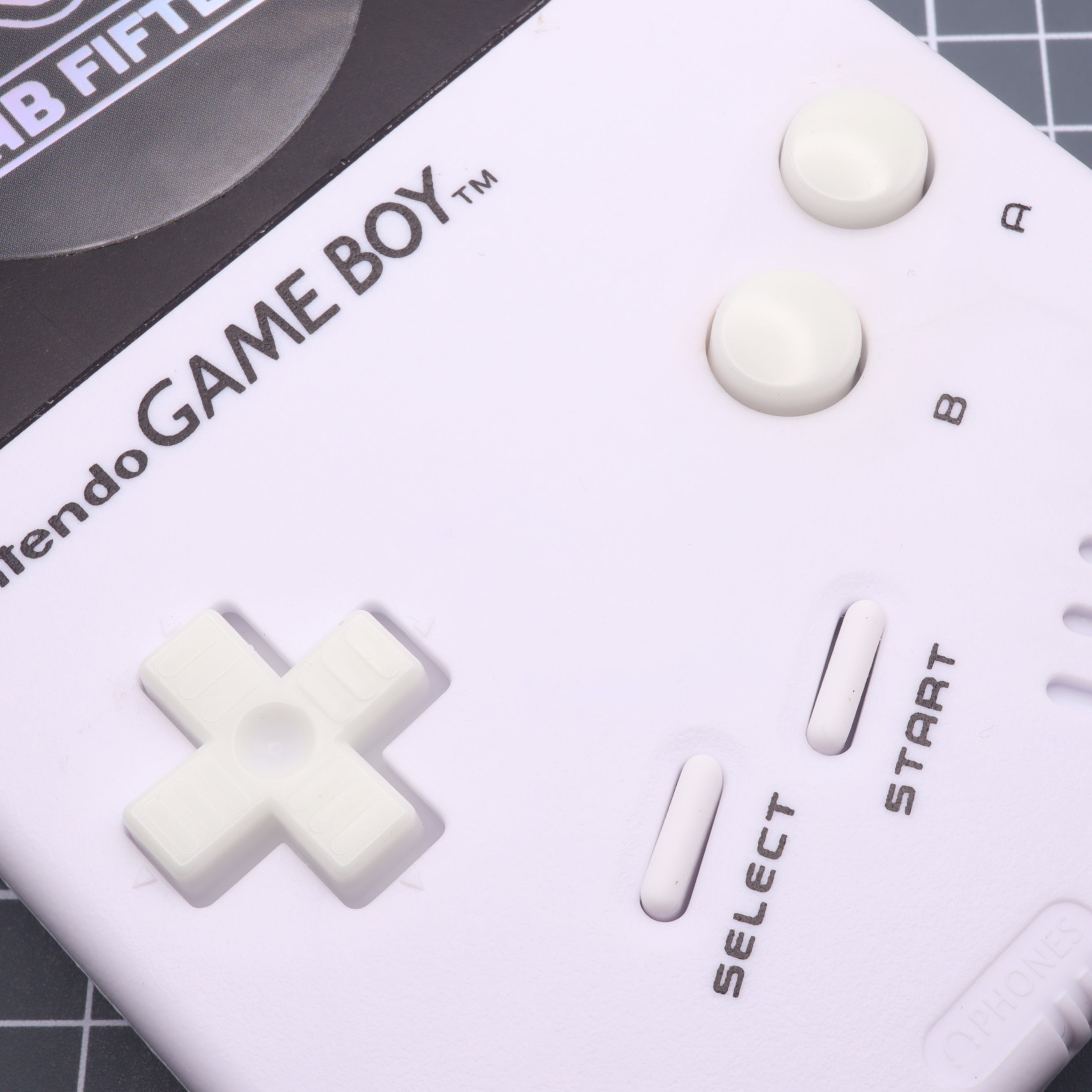 Hand cast resin buttons for Nintendo Game Boy Original DMG-01 (Game Boy Classic) - Glow in the dark green | Lab Fifteen Co