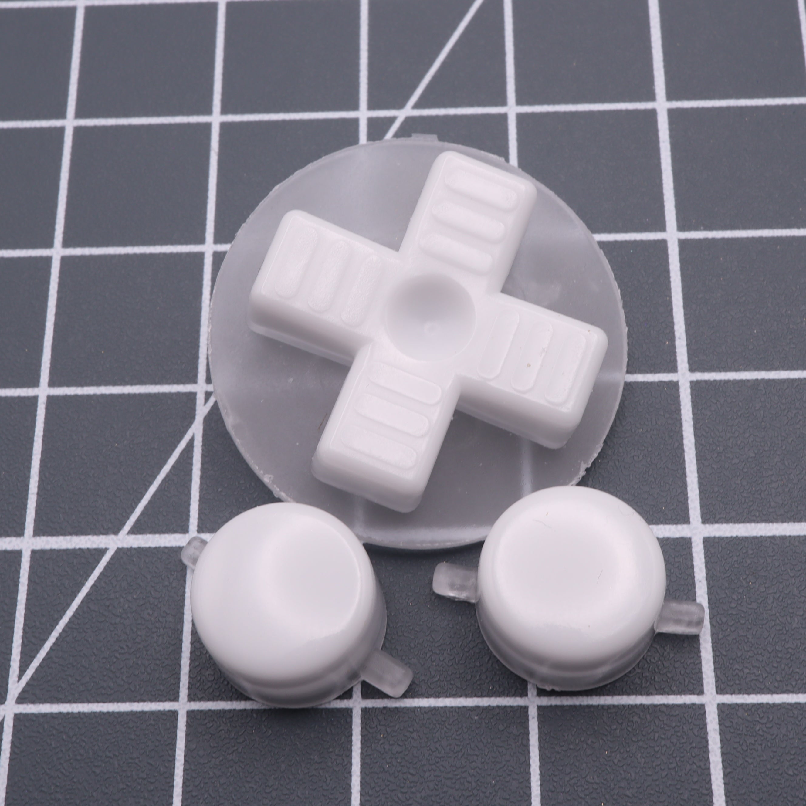 Hand cast resin buttons for Nintendo Game Boy Original DMG-01 (Game Boy Classic) - Pudding cap | Lab Fifteen Co
