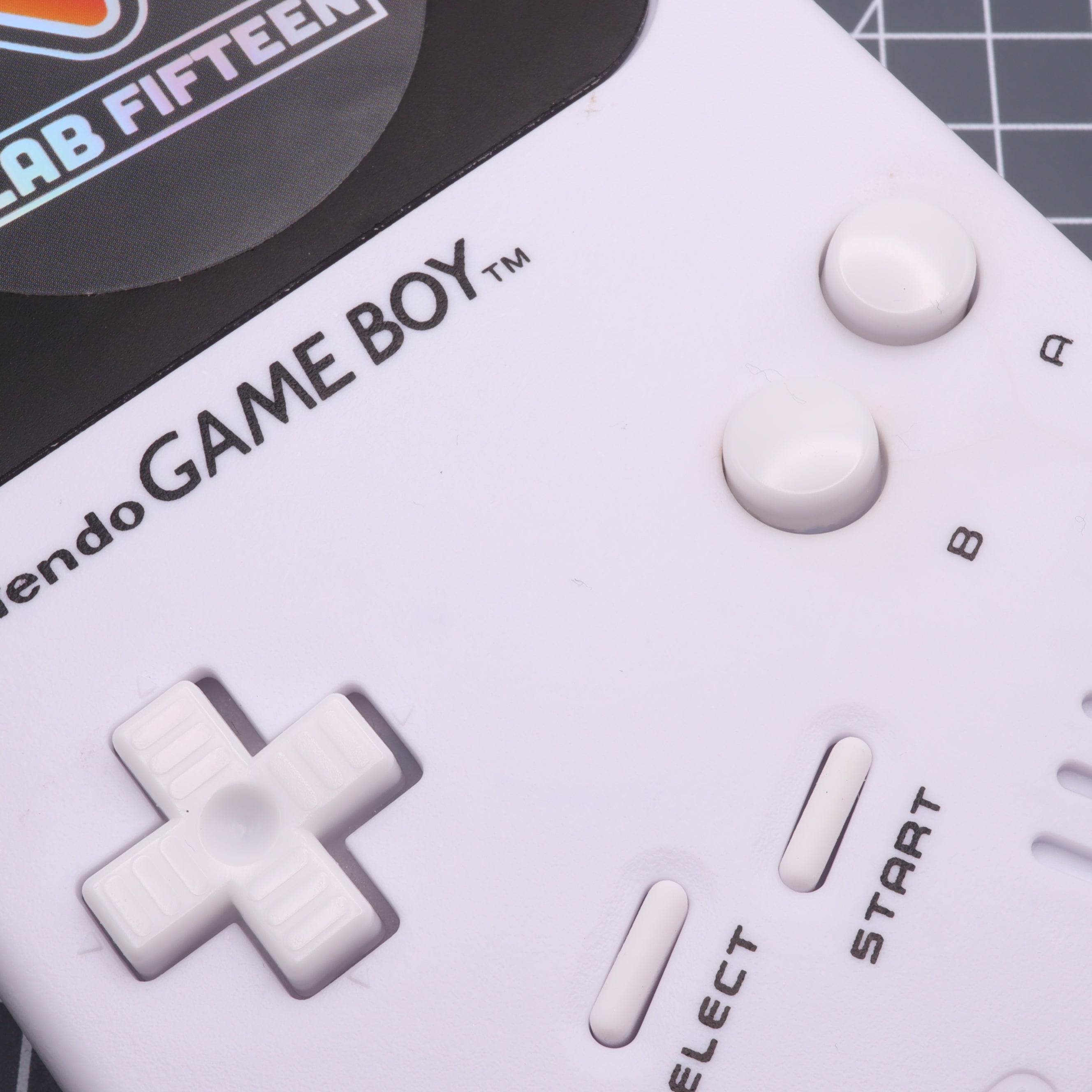 Hand cast resin buttons for Nintendo Game Boy Original DMG-01 (Game Boy Classic) - Pudding cap | Lab Fifteen Co