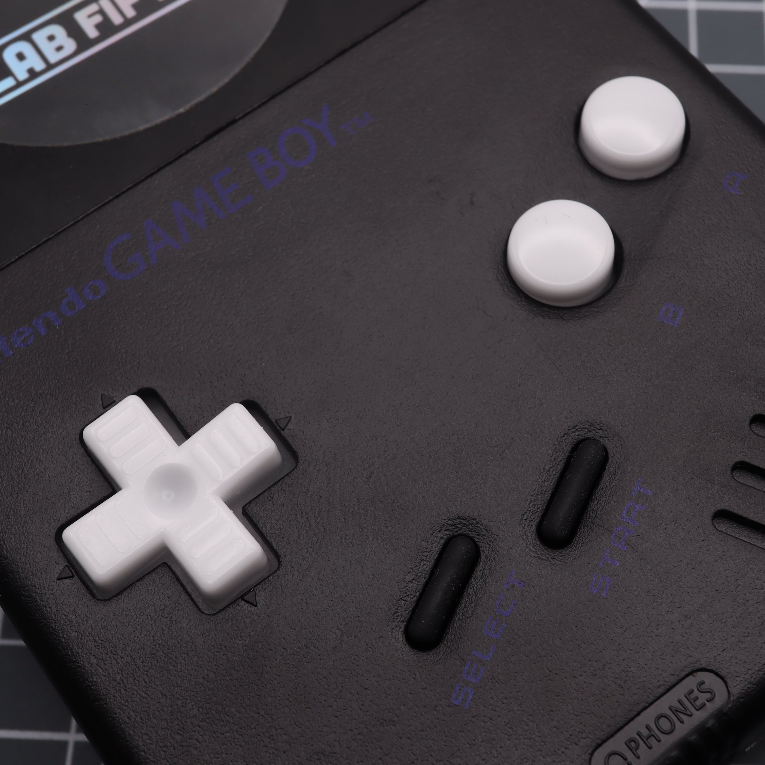 Hand cast resin buttons for Nintendo Game Boy Original DMG-01 (Game Boy Classic) - Pudding cap | Lab Fifteen Co