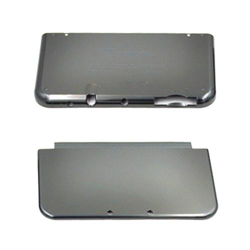 Cover plates for New 3DS XL Nintendo (2015) OEM top & bottom housing part | ZedLabz - black