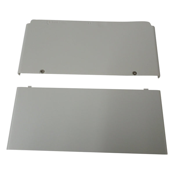 Cover plates for Nintendo new 3DS console top & bottom housing casing replacement - Off White | ZedLabz