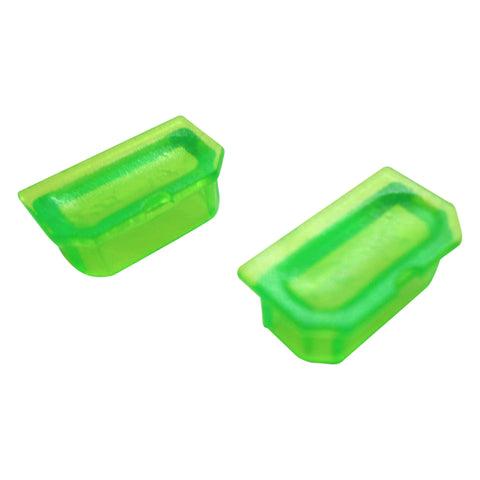 Replacement Dust Cap Cover for Game Boy DMG-01 Link port - Clear Green | ZedLabz