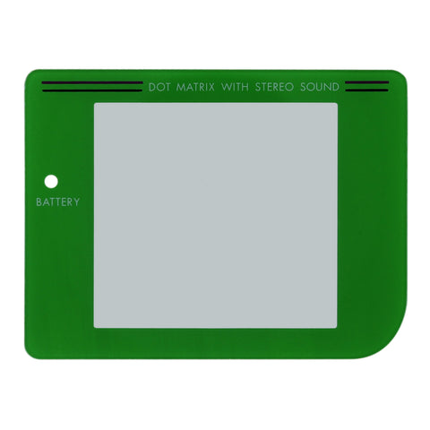 Replacement Plastic Screen Lens For Nintendo Game Boy Original DMG-01 - Green | ZedLabz