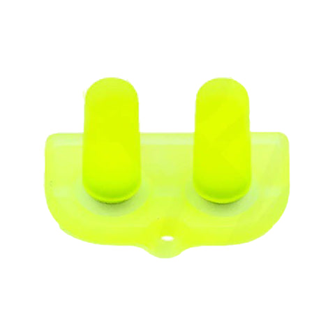Conductive Silicone Rubber Start/Select Button For Nintendo Game Boy Advance - Neon Yellow | Retro Modding