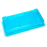 ZedLabz glitter crystal case for Nintendo 3DS (old 2012 model) - Protective hard armor cover shell - blue