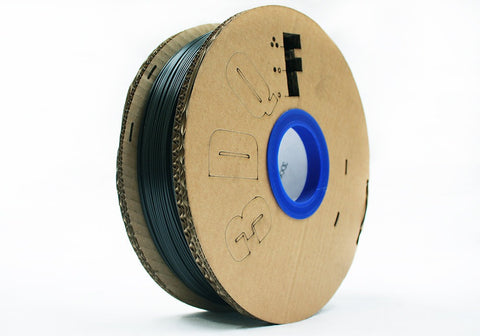 3D printer PLA filament 1.75mm 2KG large roll - UK made eco friendly - Jet black | 3DQF