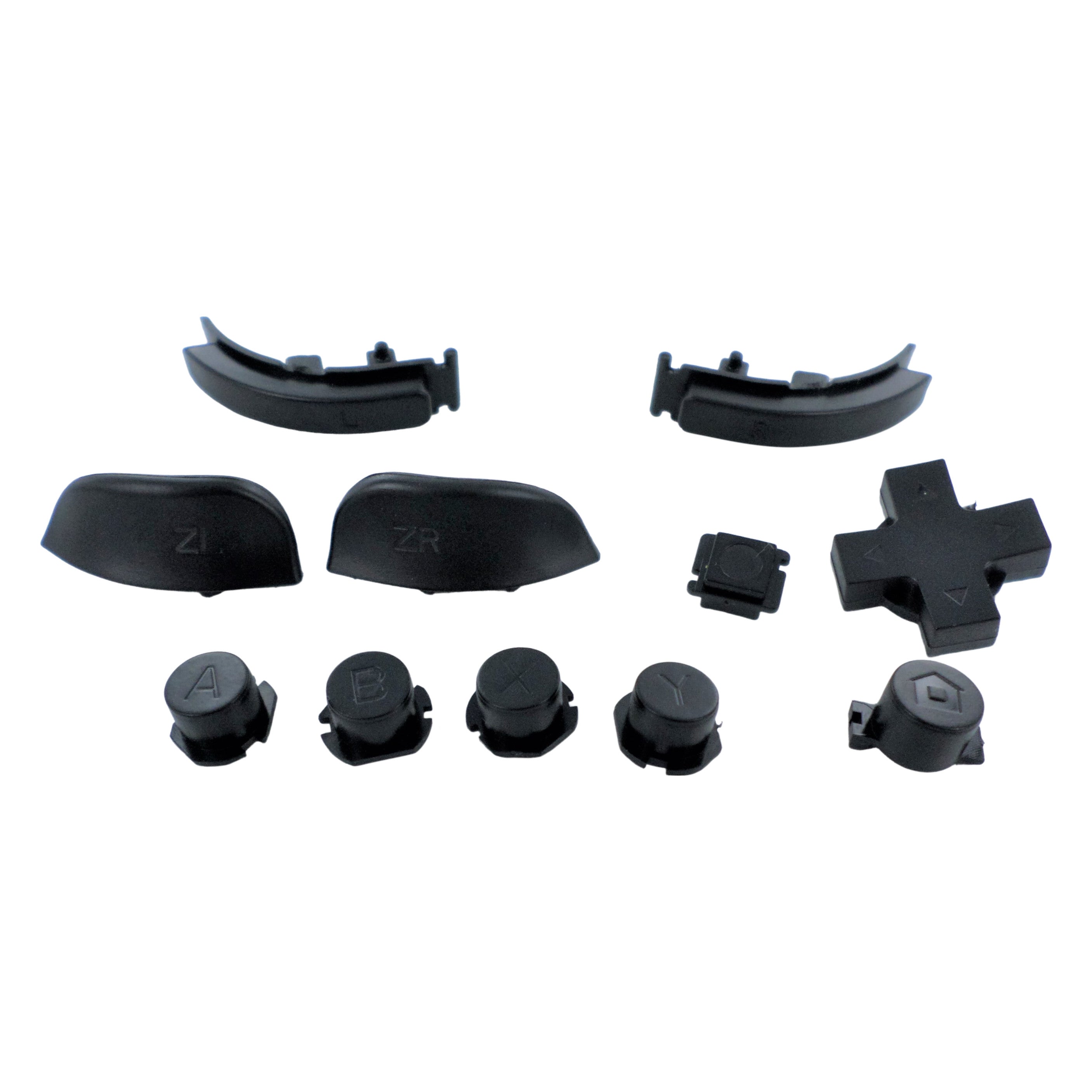 Replacement Button Set For Nintendo Switch Lite - Black | ZedLabz
