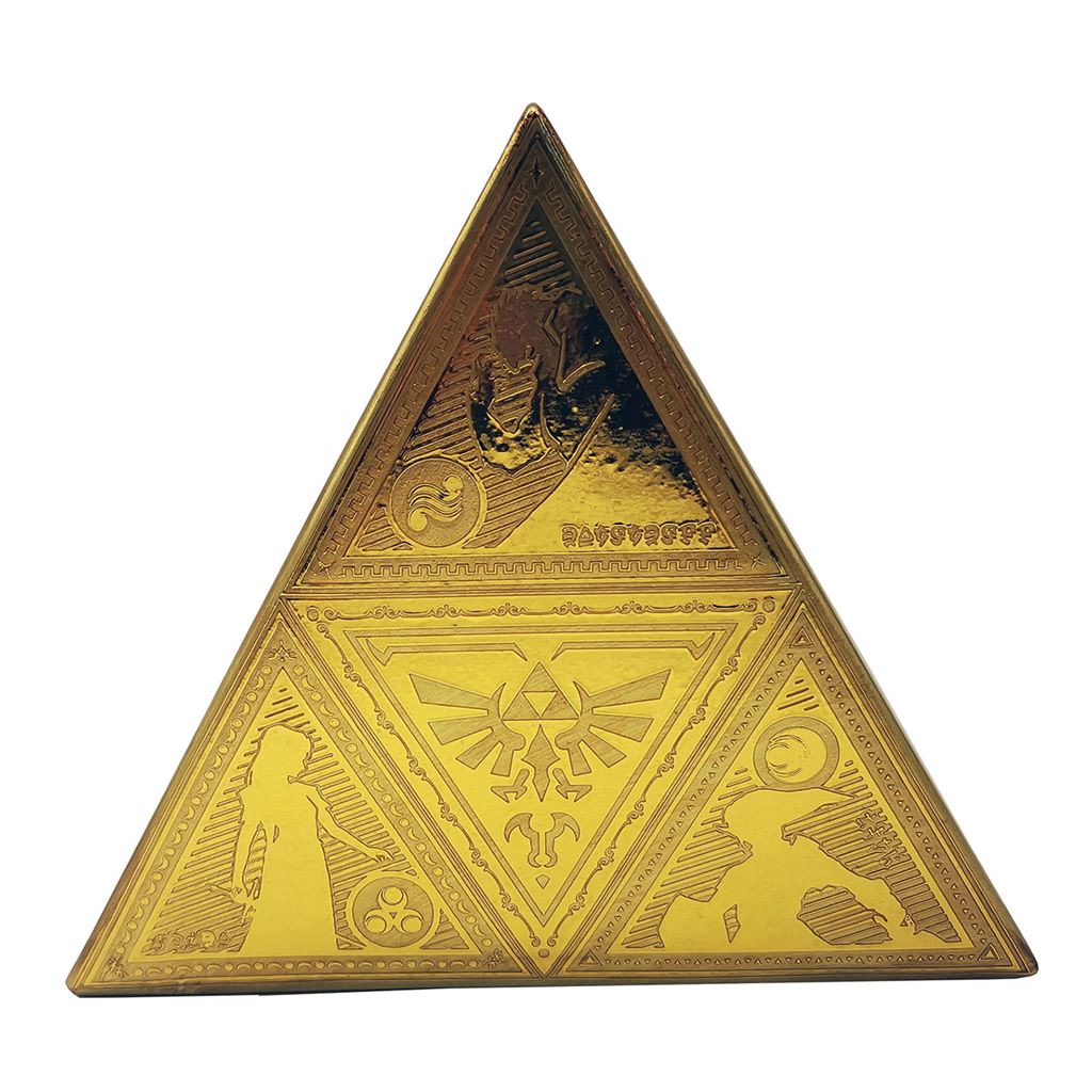 The Legend of Zelda Triforce shaped money box coin bank | Pyramid