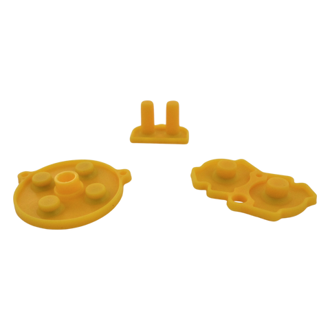 Conductive Silicone Button Contacts For Nintendo Game Boy Advance - Yellow | ZedLabz