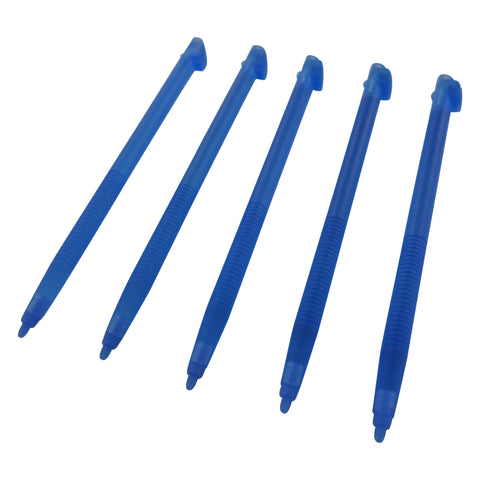 Replacement Clear Stylus For Nintendo 3DS XL - 5 Pack Blue | ZedLabz
