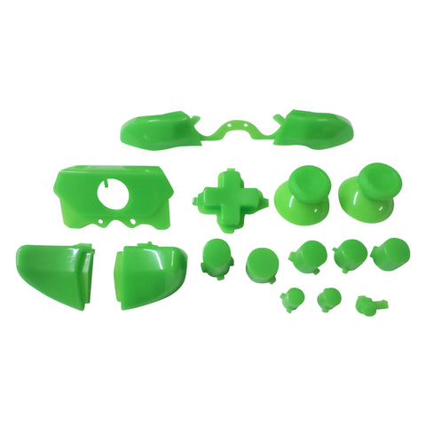 Full Button Set For Xbox One 1697 & One E 1698 Controllers - Green | ZedLabz