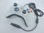Wired USB Controller for Xbox 360 Slim Compatible Joypad replacement - White | ZedLabz