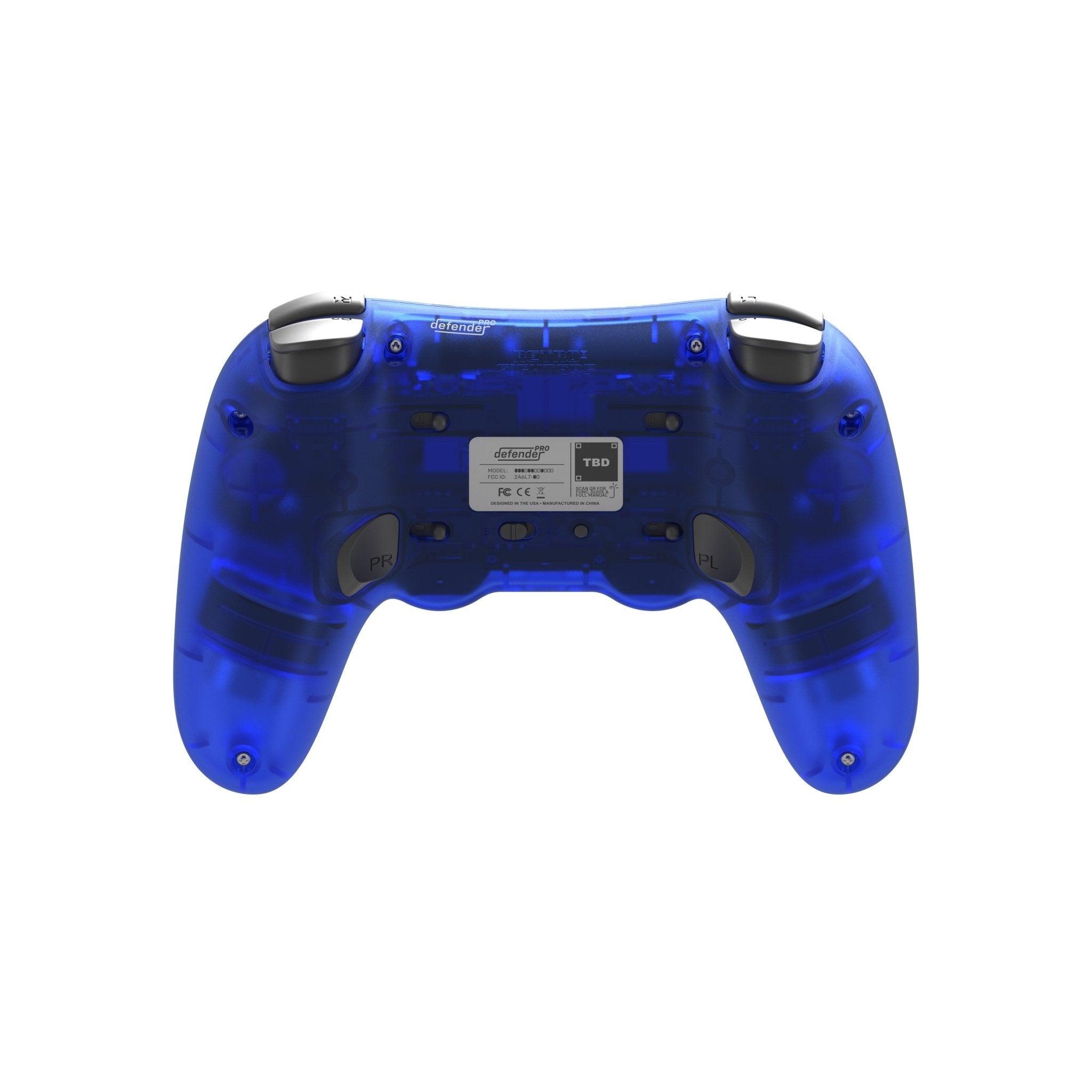 Defender pro wireless controller for PS1, PS2, PS3, PS Classic, Swicth, Switch 2, PC gamepad - Blue | Retro Fighters