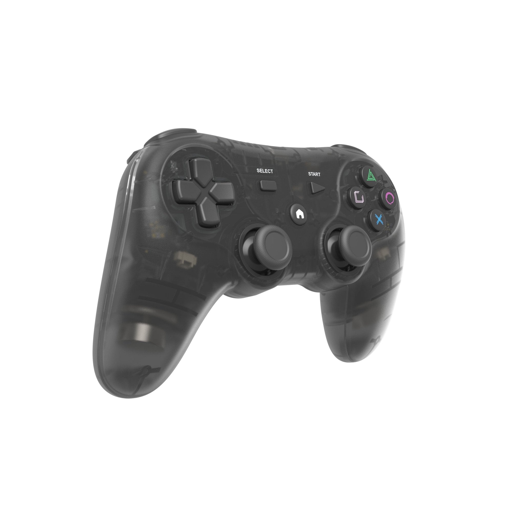 Defender pro wireless controller for PS1, PS2, PS3, PS Classic, Swicth, Switch 2, PC gamepad - Smoke Black | Retro Fighters