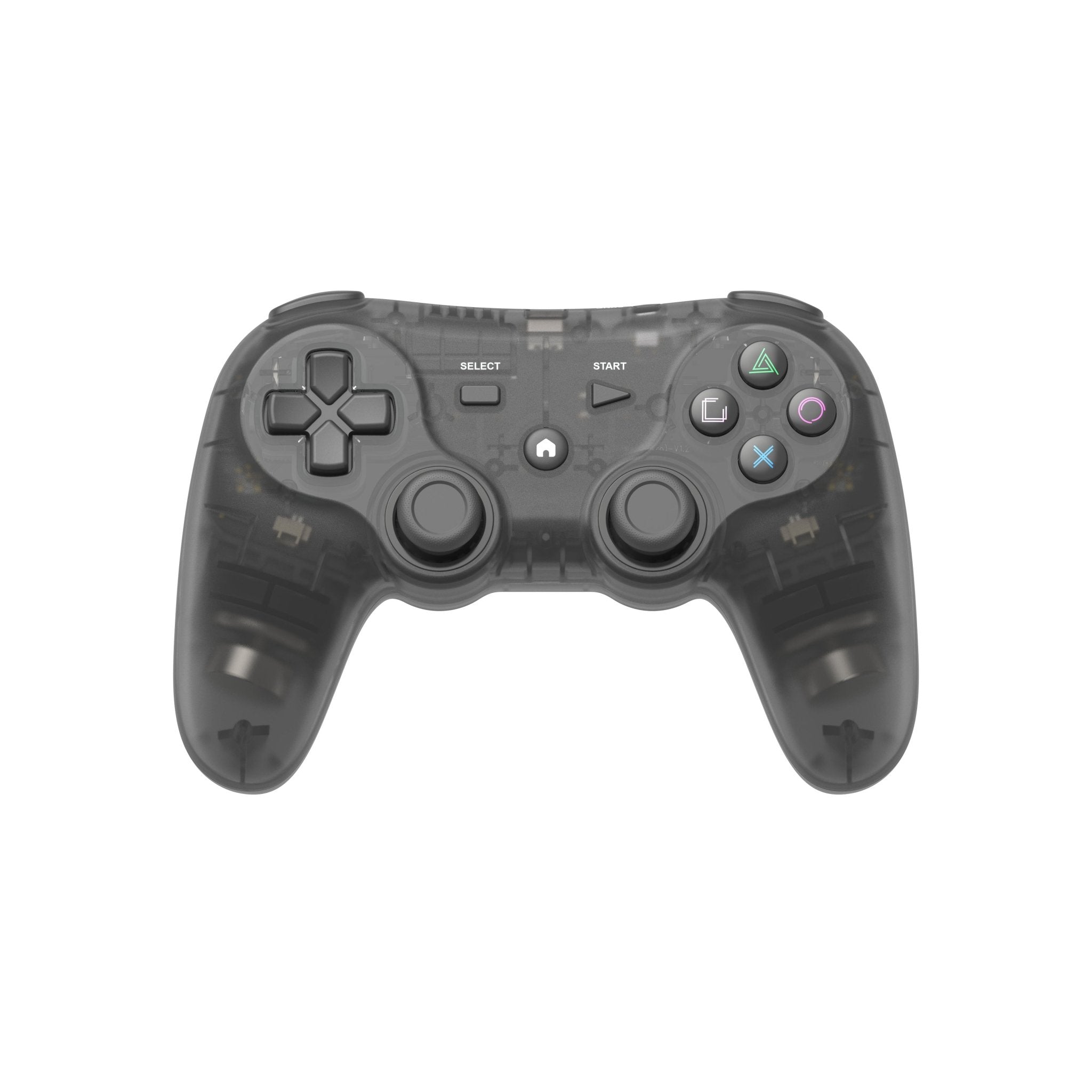 Defender pro wireless controller for PS1, PS2, PS3, PS Classic, Swicth, Switch 2, PC gamepad - Smoke Black | Retro Fighters