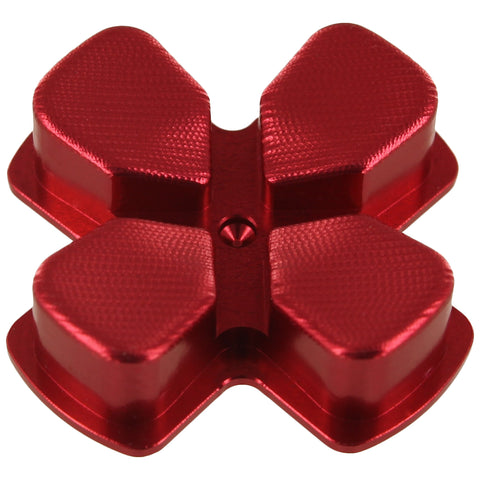 Aluminium Metal D-Pad For Sony PS4 Controllers - Red | ZedLabz