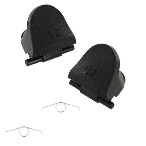 L2 R2 trigger buttons for PS4 Controller V2 2nd Gen JDS-030 with springs - Black | ZedLabz