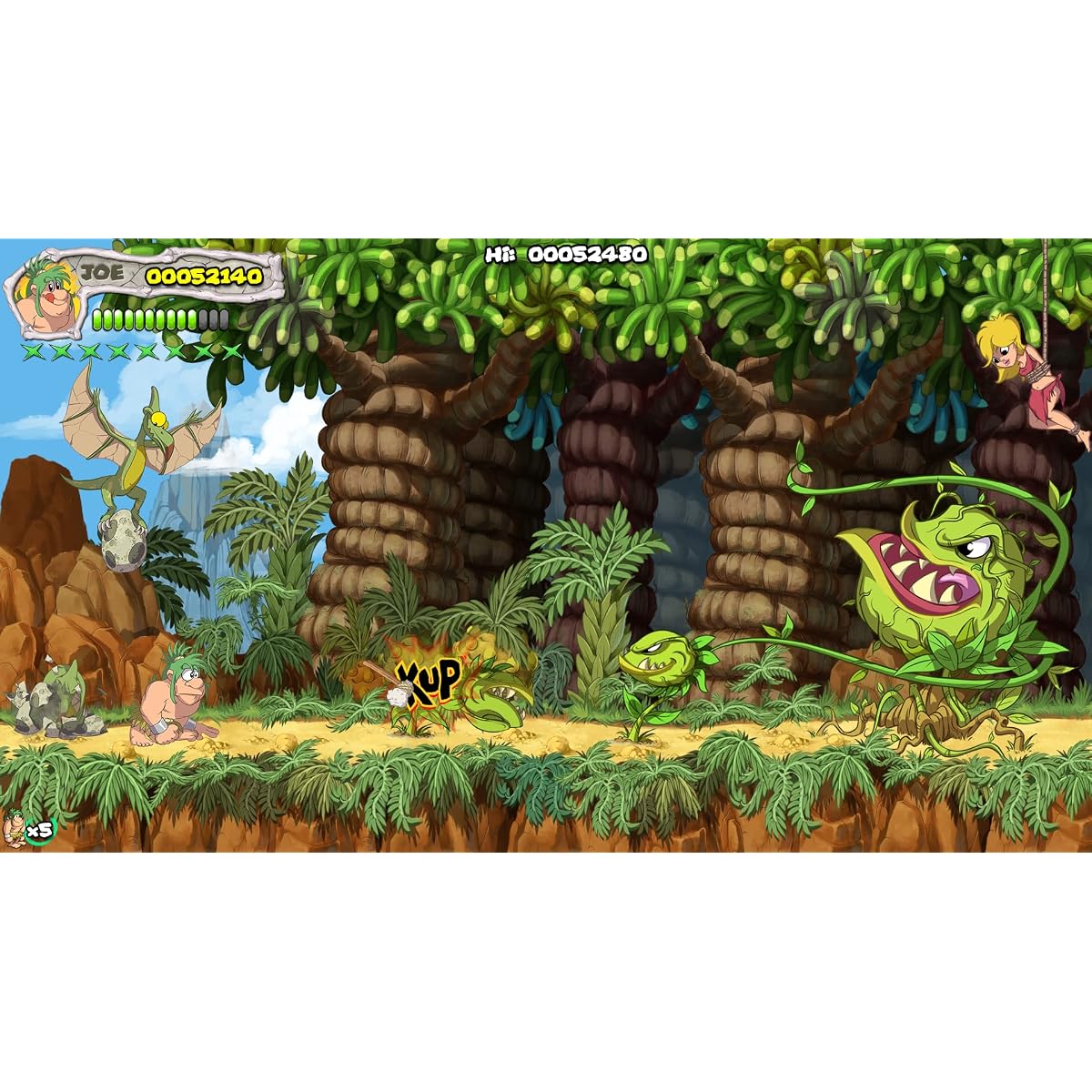New Joe & Mac: Caveman Ninja T-Rex Edition for PlayStation 5 | Microids