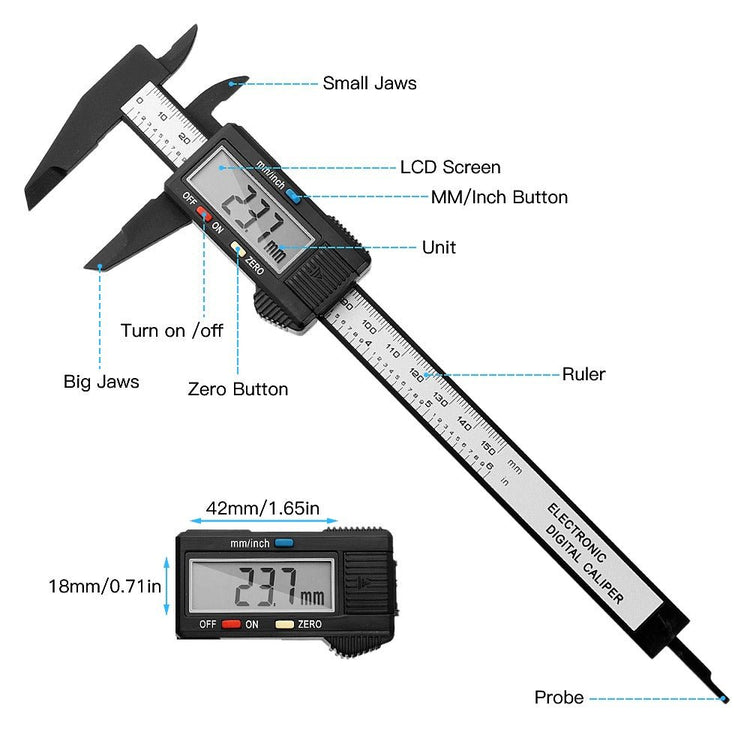 Calipers Means Digital calipers measuring tool 6