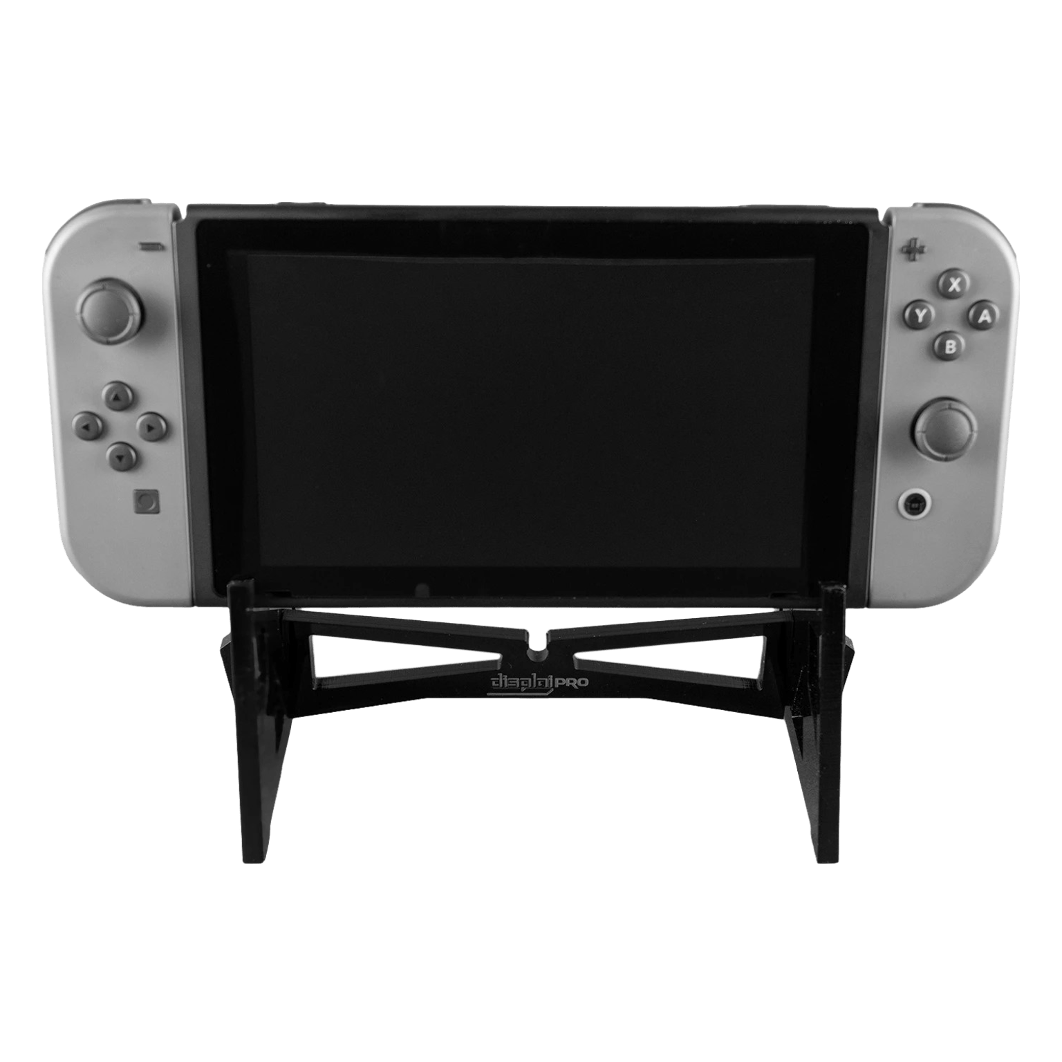 Displai Pro display stand for Nintendo Switch console - Crystal Black | Rose Colored Gaming - 3