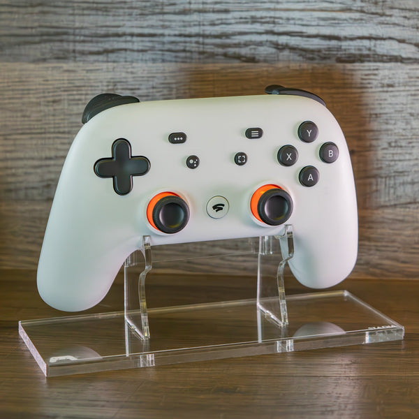 Display stand for Google Stadia controller - Crystal Black | Rose Colored Gaming