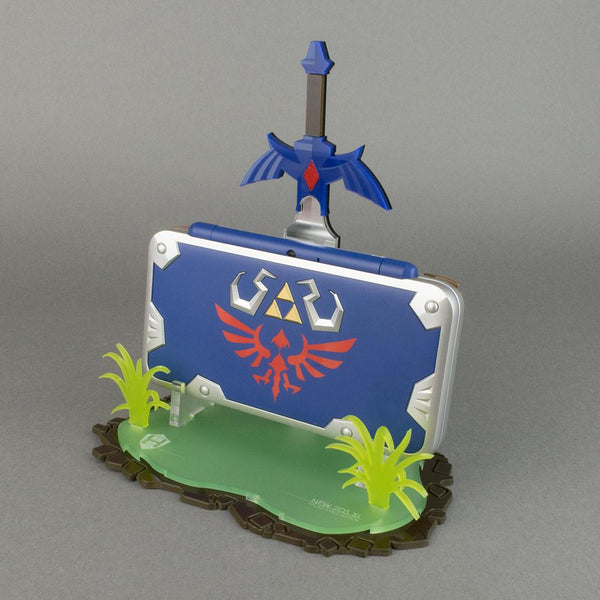 Display stand for Nintendo 2DS XL console - Hylian Shield Edition | Rose Colored Gaming