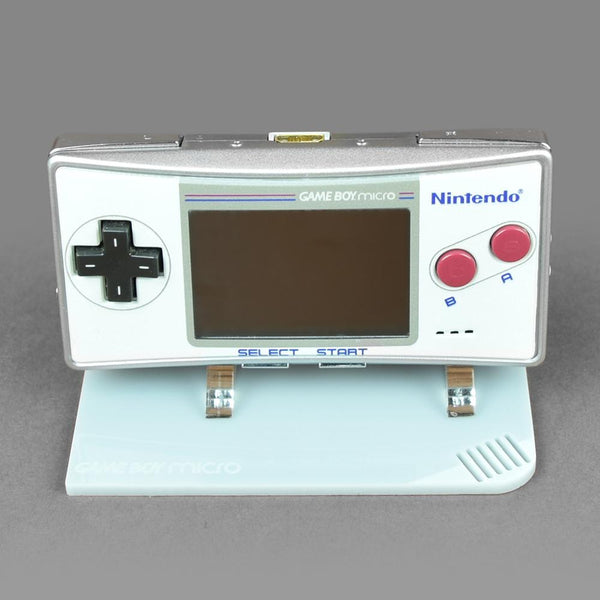Display stand for Nintendo Game Boy Micro handheld console - DMG Special Edition Grey | Rose Colored Gaming