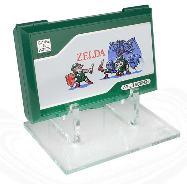 Display stand for Nintendo Game & Watch Multi Screen console - Crystal Black | Rose Colored Gaming