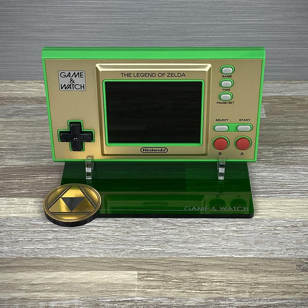 Display stand for Nintendo Game & Watch: Zelda style (2021 release) special edition | Rose Colored Gaming - 3
