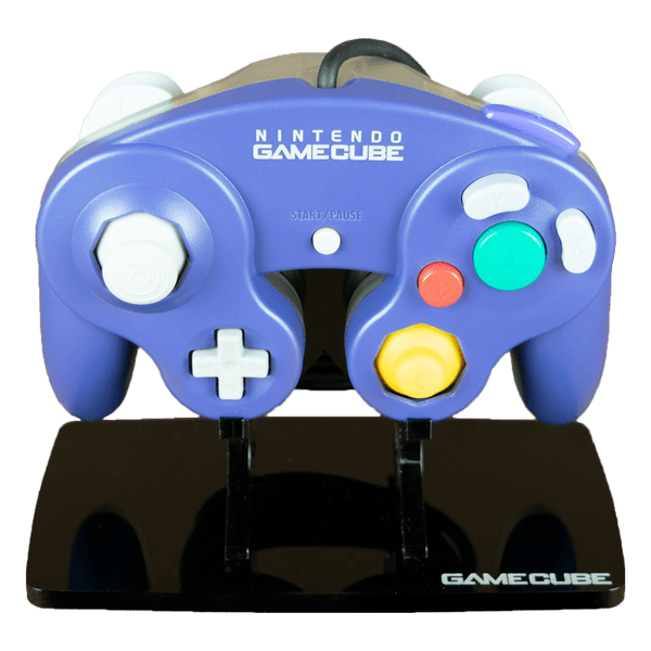 Display stand for Nintendo GameCube controller - Crystal Black | Rose Colored Gaming