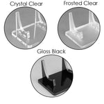 Display stand for Nintendo Switch Joy - Con controller & comfort grip - Crystal Clear | Rose Colored Gaming - 2