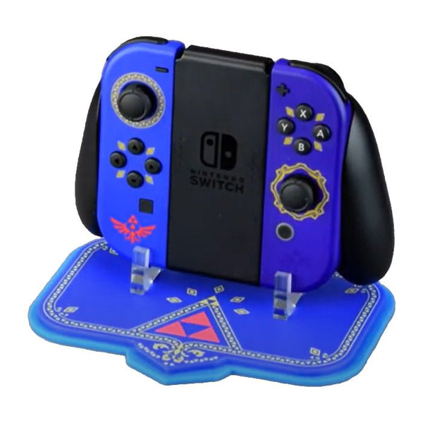 Display stand for Nintendo Switch Joy-Con controller & comfort grip - Skyward Sword Edition | Rose Colored Gaming