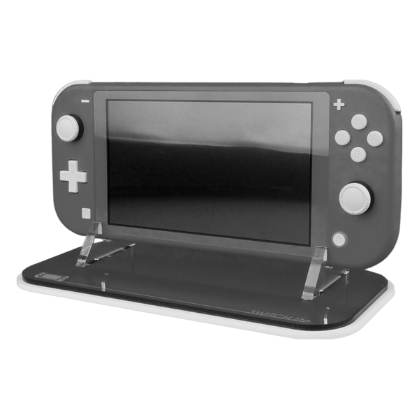 Display stand for Nintendo Switch Lite handheld console - Gray | Rose Colored Gaming