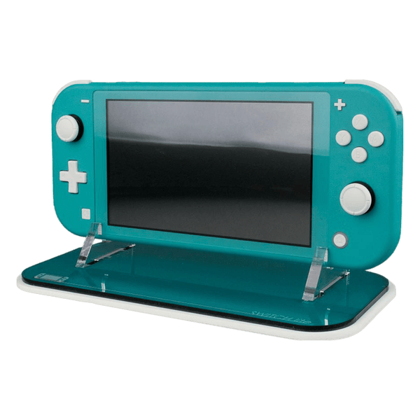 Display stand for Nintendo Switch Lite handheld console - Turquoise | Rose Colored Gaming