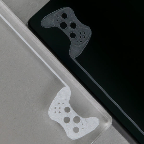 Display stand for original Xbox S controller OG - Crystal Clear | Rose Colored Gaming