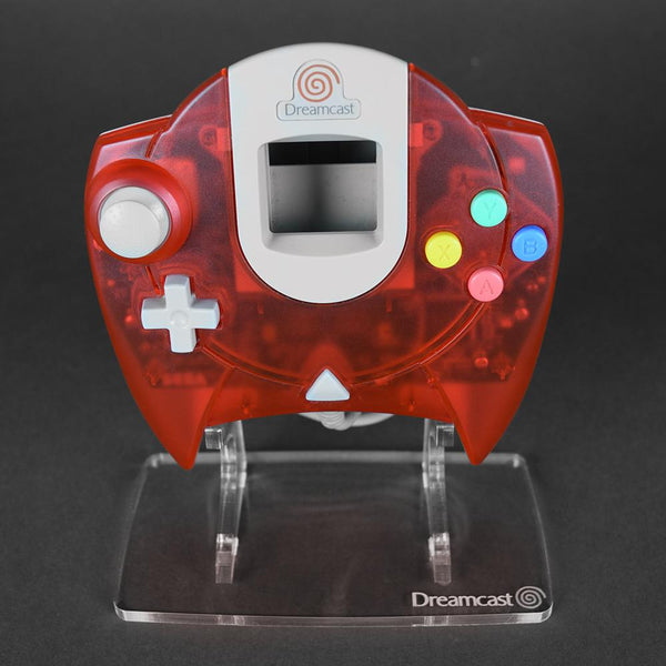 Display stand for Sega Dreamcast Controller - Crystal Clear | Rose Colored Gaming