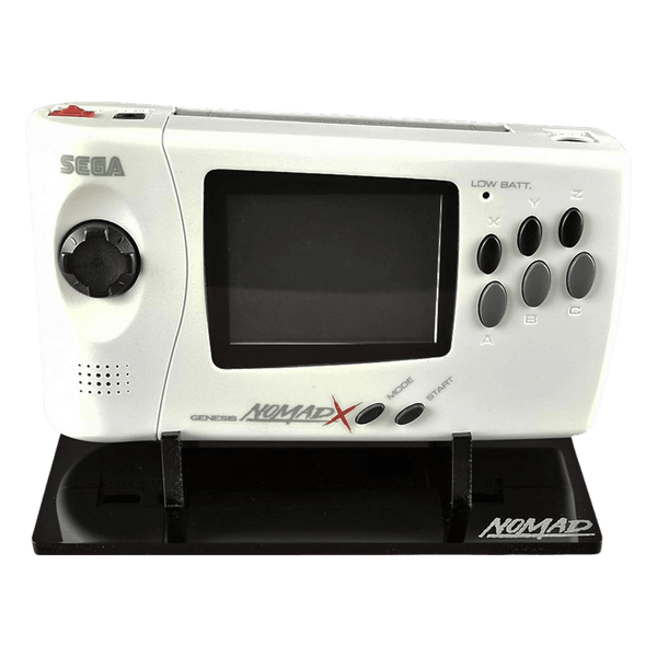 Display stand for Sega Genesis Nomad handheld console - Crystal Black | Rose Colored Gaming