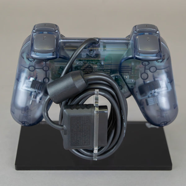 Display stand for Sony PS2 controller - Crystal Black [Playstation 2] | Rose Colored Gaming