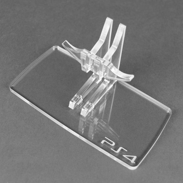 Display stand for Sony PS4 controller - Frosted Clear | Rose Colored Gaming