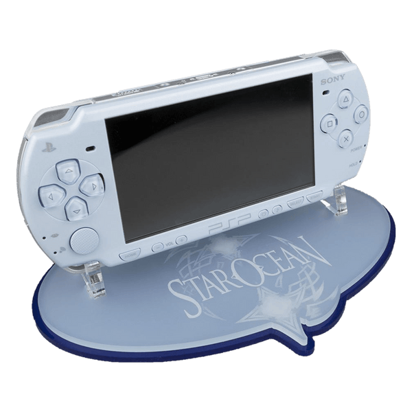 Display stand for Sony PSP console Star Ocean Edition - Frosted Blue | Rose Colored Gaming