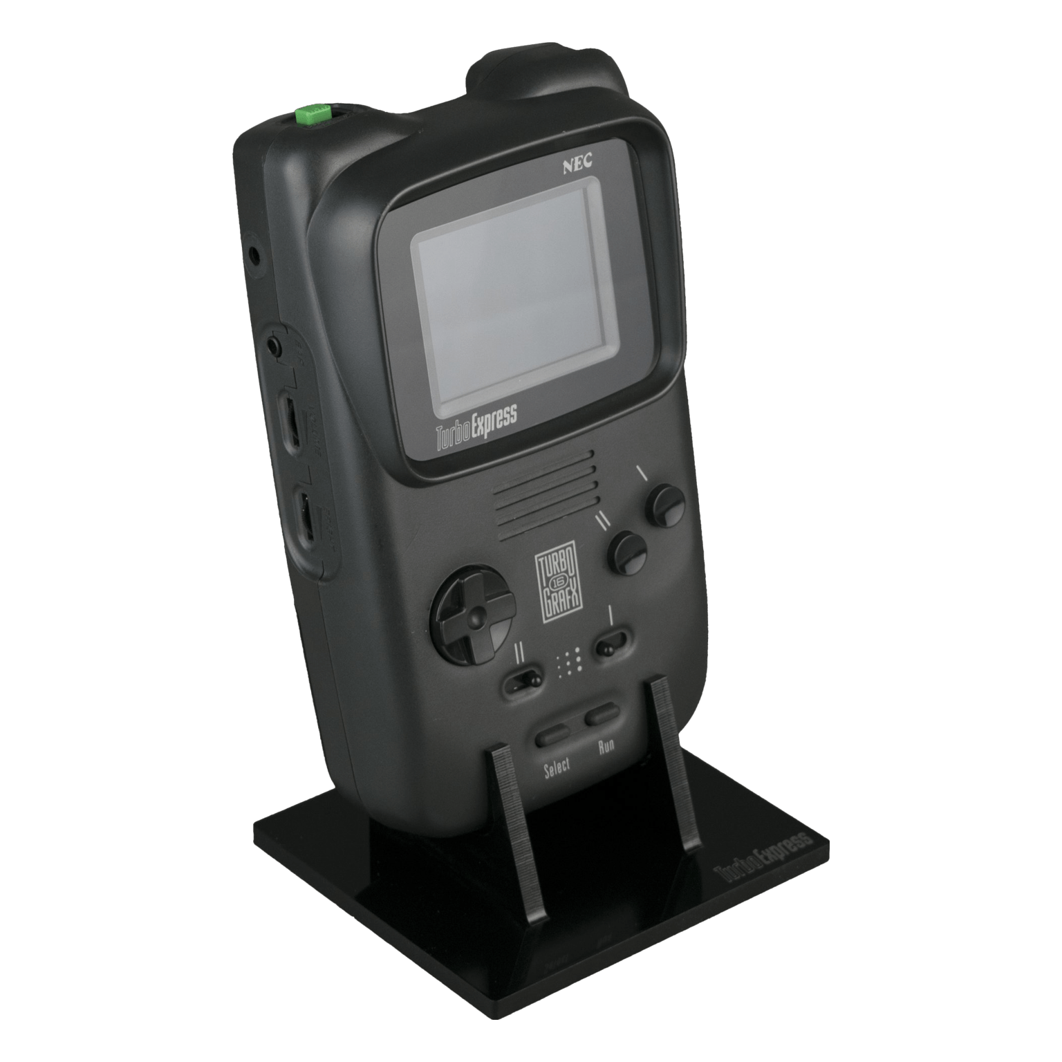 Display stand for TurboExpress handheld console - Crystal Black | Rose Colored Gaming - 1