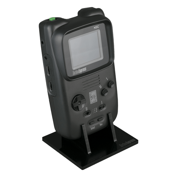 Display stand for TurboExpress handheld console - Crystal Black | Rose Colored Gaming